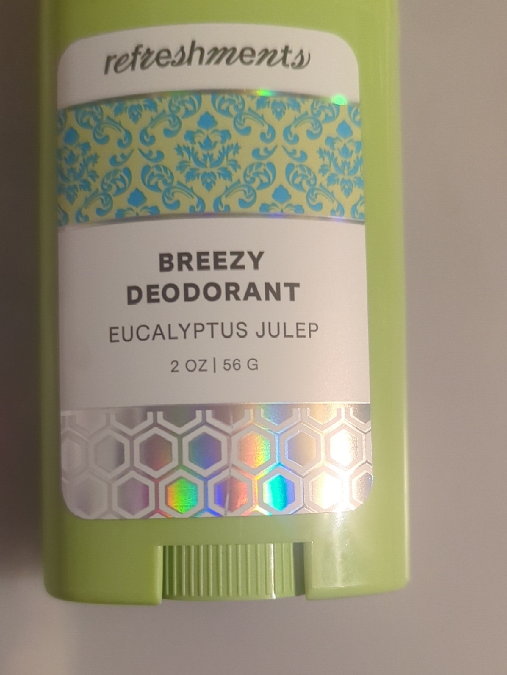 REFRESHMENTS Breezy Deodorant - Eucalyptus Julep